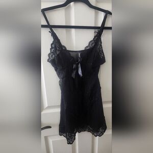 NWOT Fredericks Of Hollywood Sheer Baby Doll Empire Lace  Lingerie Sz XL